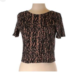 Theory Open Back Crop Top